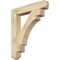 Ekena Millwork Merced Craftsman Rough Sawn Bracket, Douglas Fir, 6"W x 38"D x 44"H BKT06X38X44MRC04RDF - alternate 1